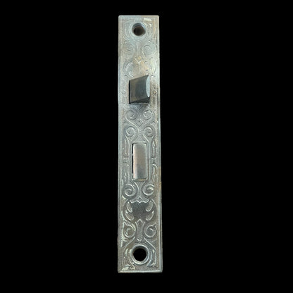 Antique Ornate Yale & Towne Steel Mortise Lock - #1000