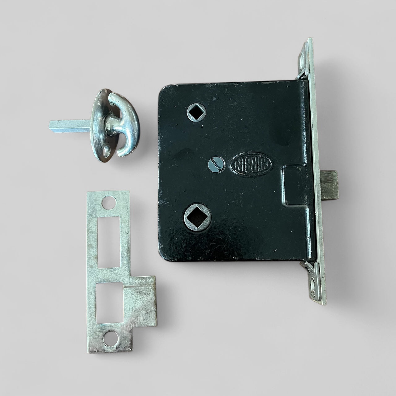 Antique Corbin Privacy / Bathroom Mortise Lock Set