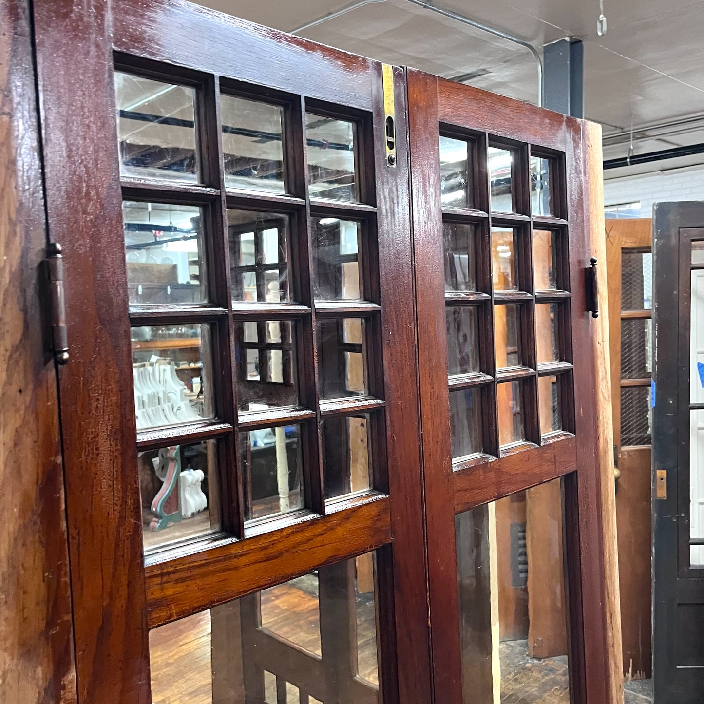 Antique Oak Built-In Cabinet/Pantry Doors
