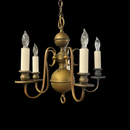 Antique Brass Chandelier