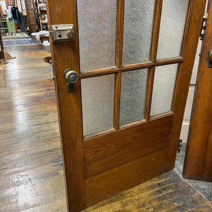 Antique Oak 12 Lite Door