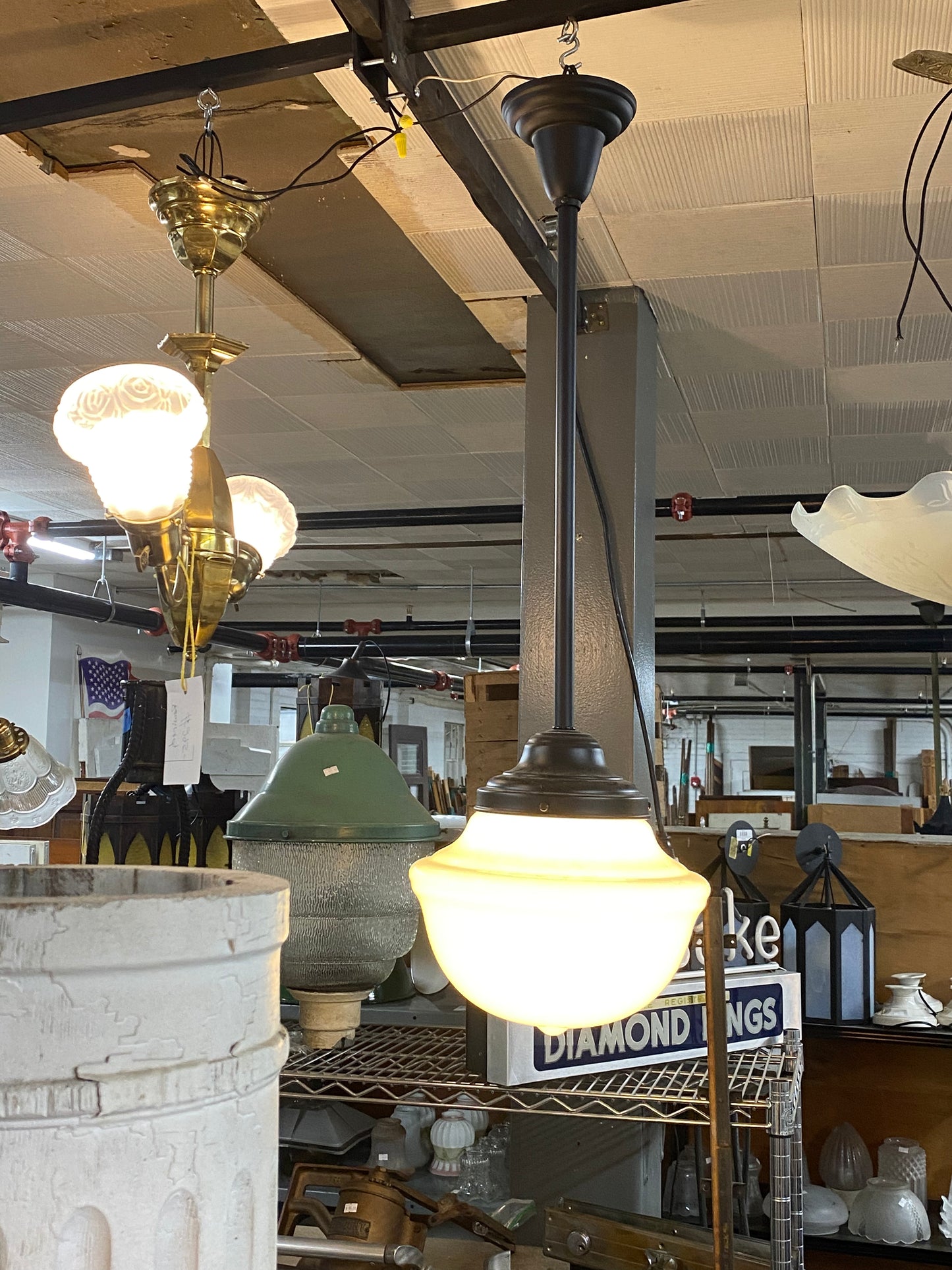 Vintage Schoolhouse Light