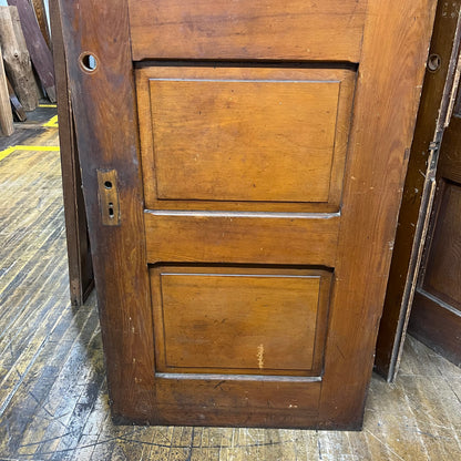 Tall Antique Oak 5 Panel Interior Door