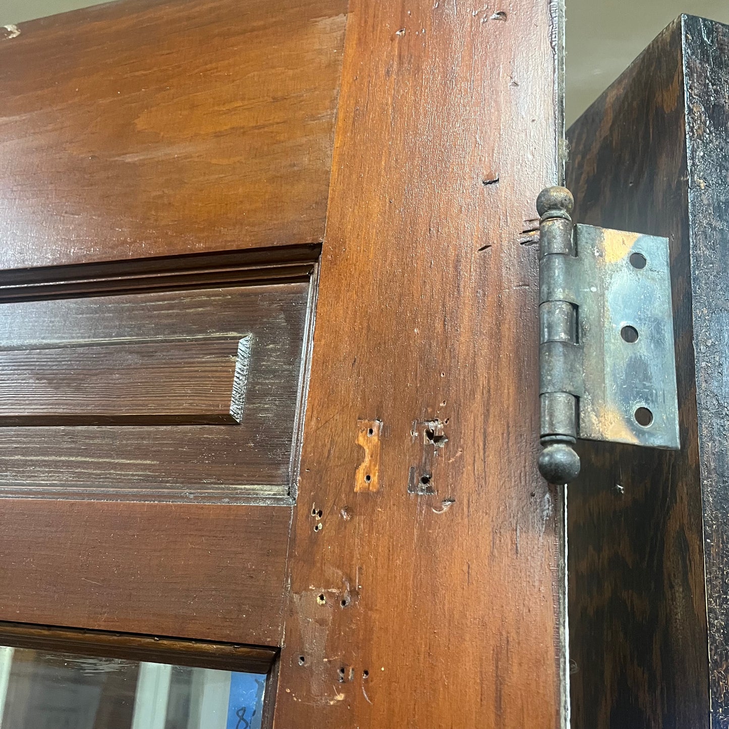 Ornate Antique Door With Glass