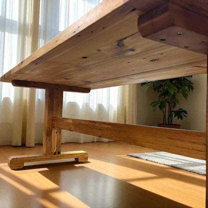 Custom Made Table Made From Reclaimed Antique Pine Table