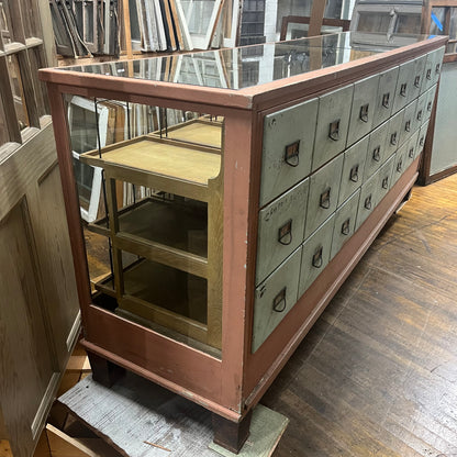 Antique Grand Rapids Show Case Co. Display Case Counter