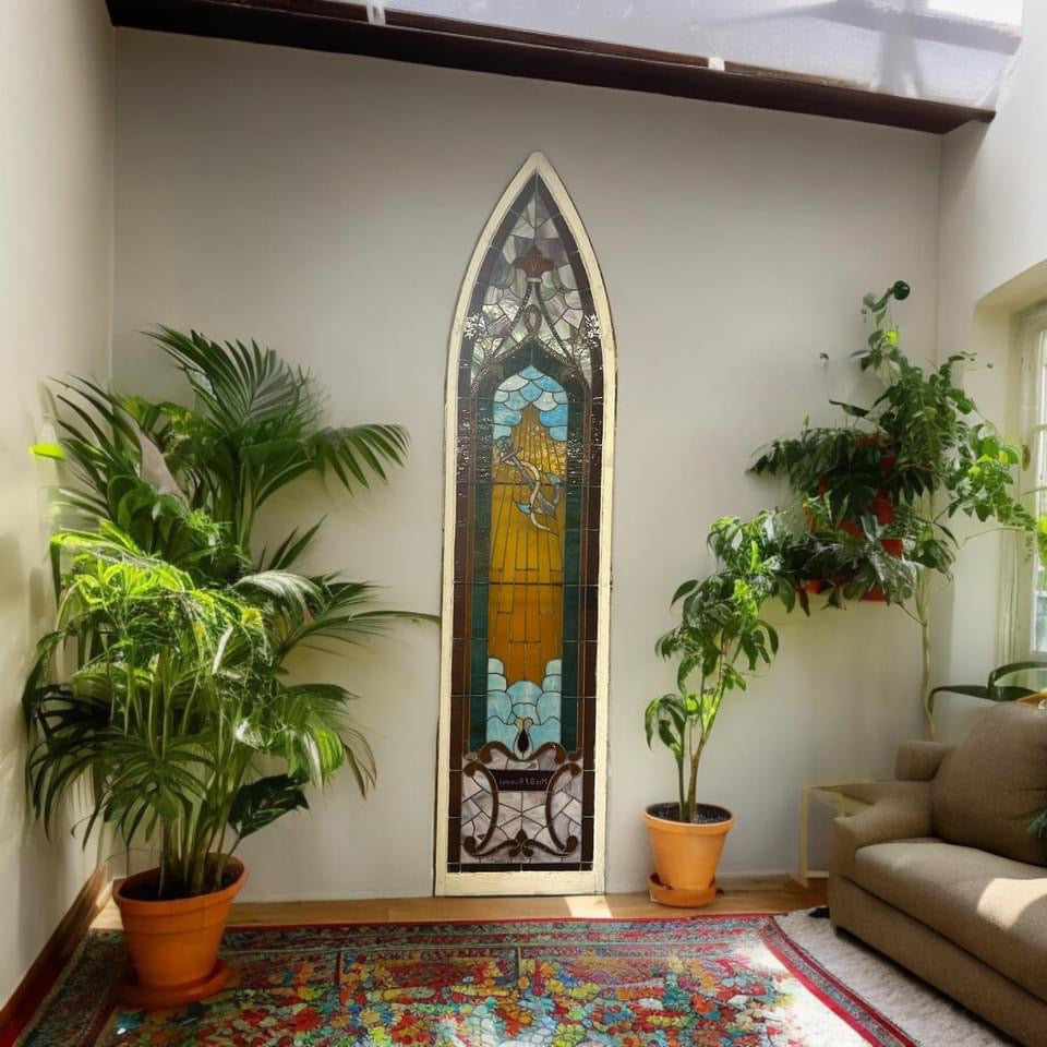 Antique (150 years old) Stained Glass Window