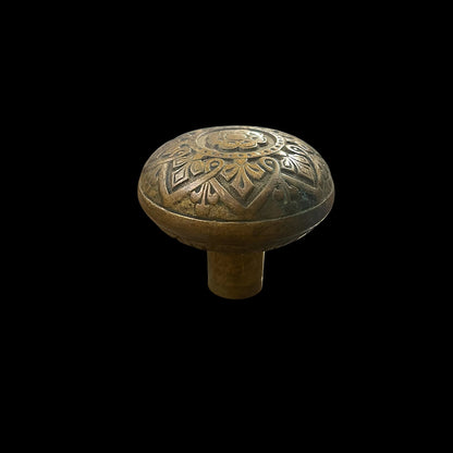 Antique Cast Bronze/Brass Russell & Erwin Single Door Knob c. 1874