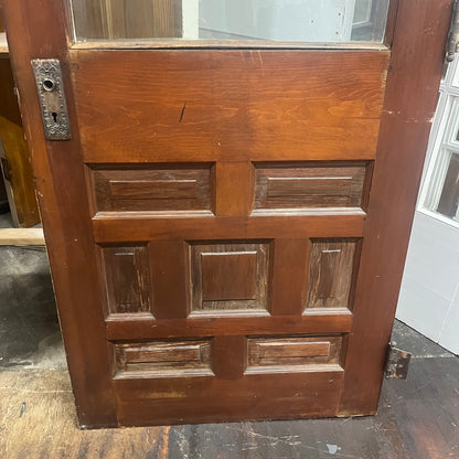 Ornate Antique Door With Glass