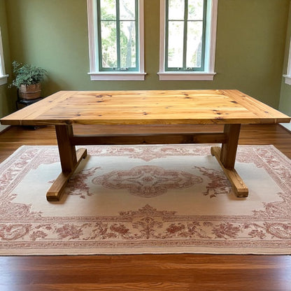Custom Made Table Made From Reclaimed Antique Pine Table
