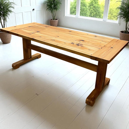 Custom Made Table Made From Reclaimed Antique Pine Table
