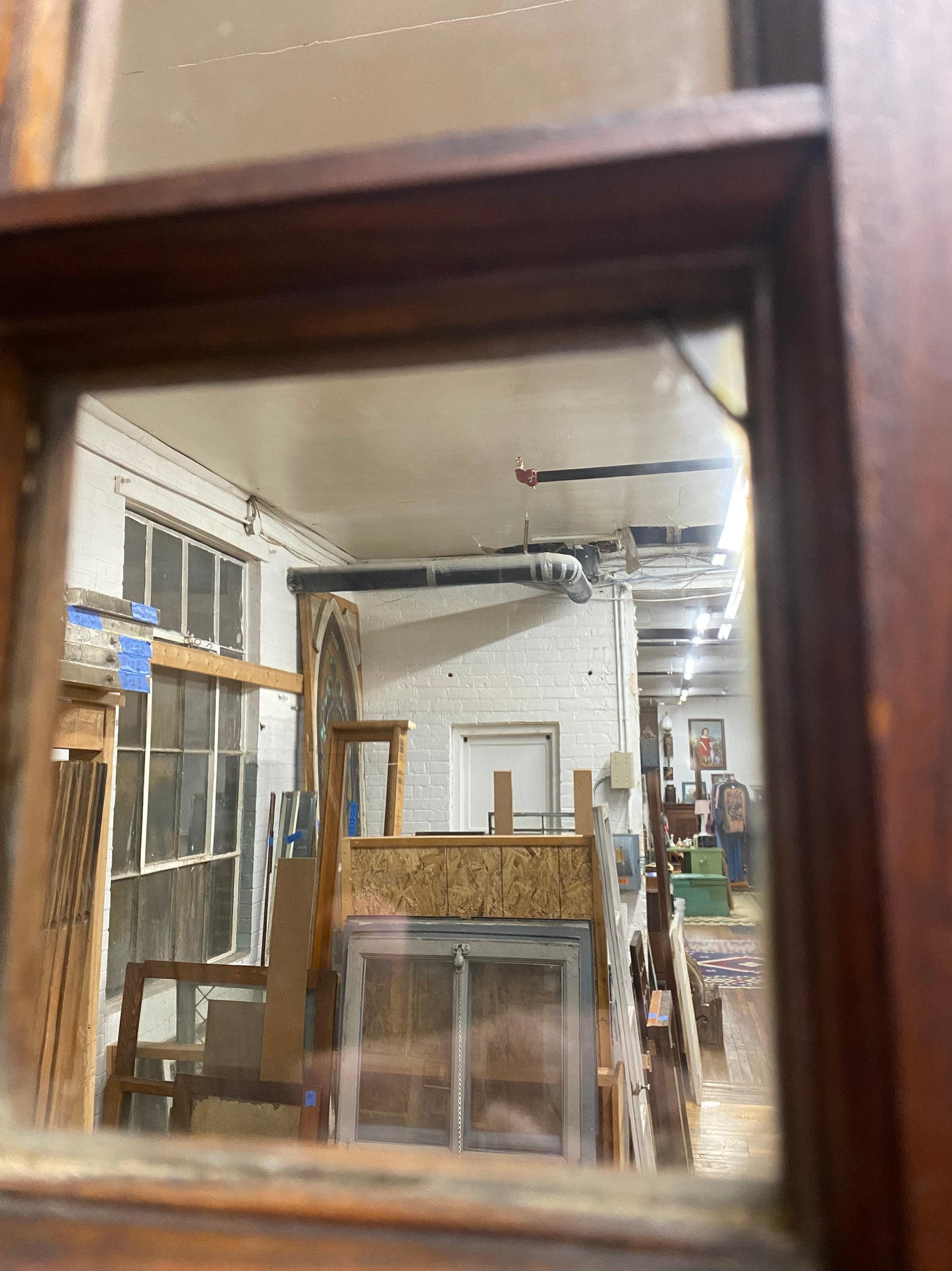 Antique Oak Built-In Cabinet/Pantry Doors