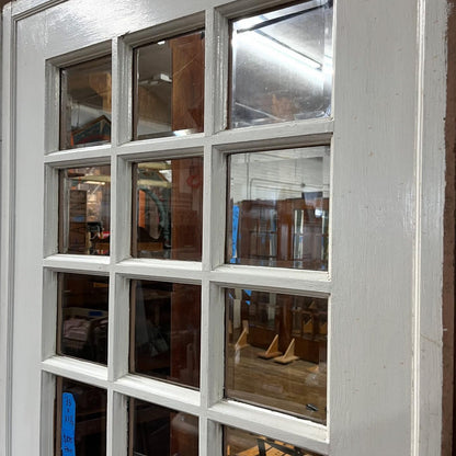 Gorgeous Antique Pocket Doors With Thick Beveled Glass