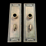 Load image into Gallery viewer, Antique Yale Cast Bronze Door Hardware Set Double Passage Lock From First National Bank
