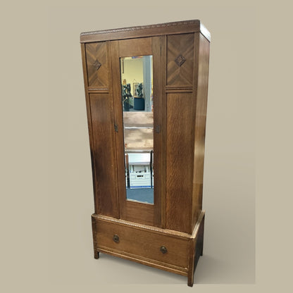 Antique Oak Wardrobe