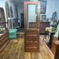 Antique Single Pane Exterior Door With Wavy Glass