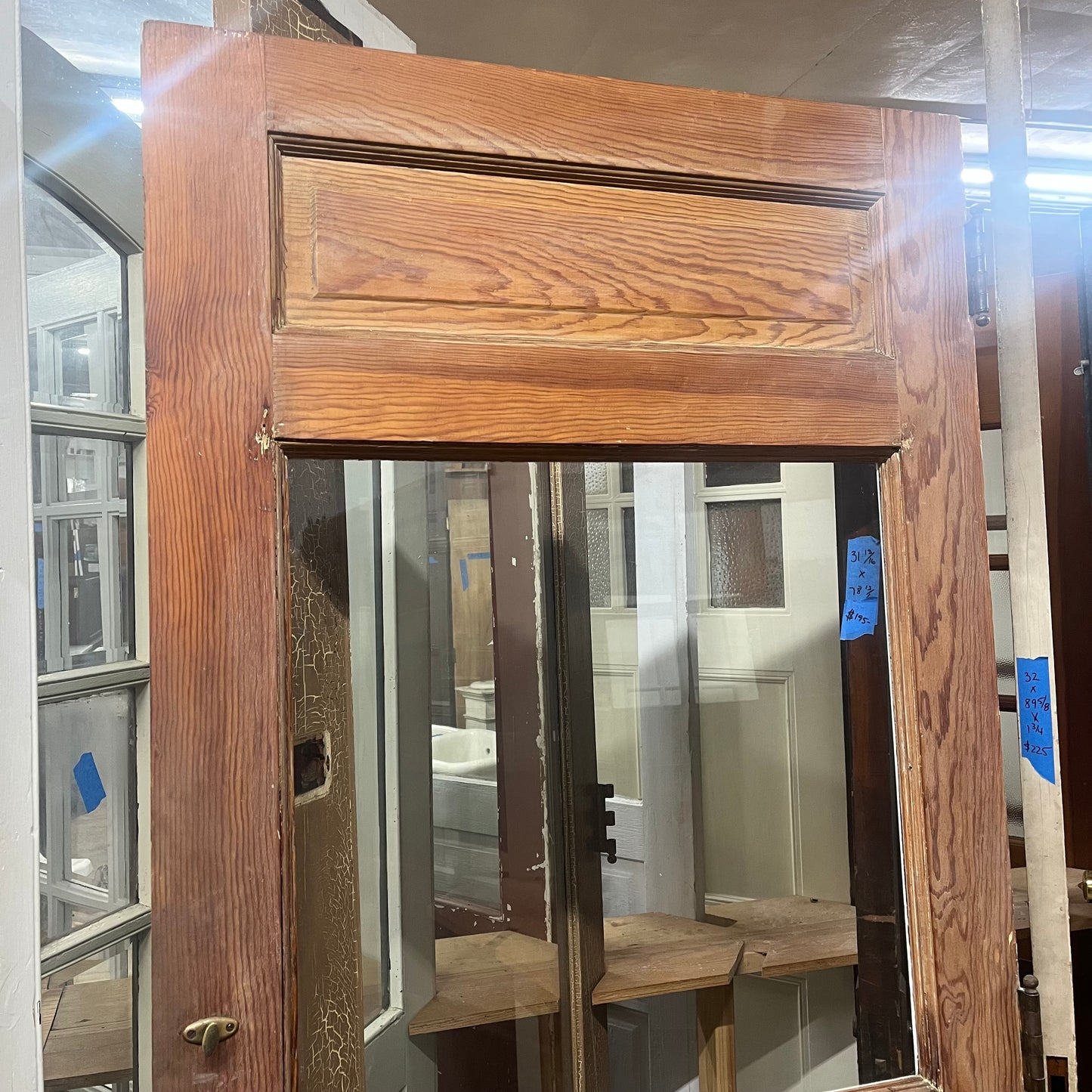 Antique Door With Glass