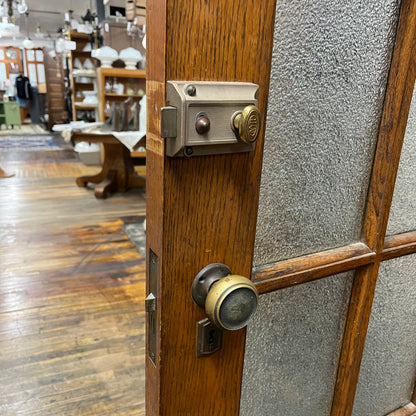Antique Oak 12 Lite Door