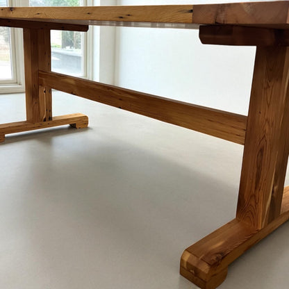 Custom Made Table Made From Reclaimed Antique Pine Table