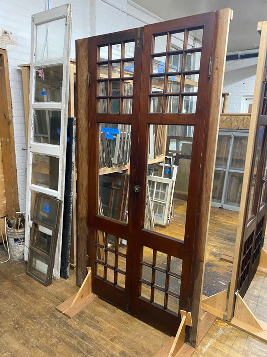Antique Oak Built-In Cabinet/Pantry Doors