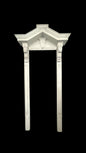 Antique Window Surround and Pediment from 1858 Victorian House