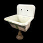 Antique Kohler Porcelain Enameled Cast Iron Pedestal Sink