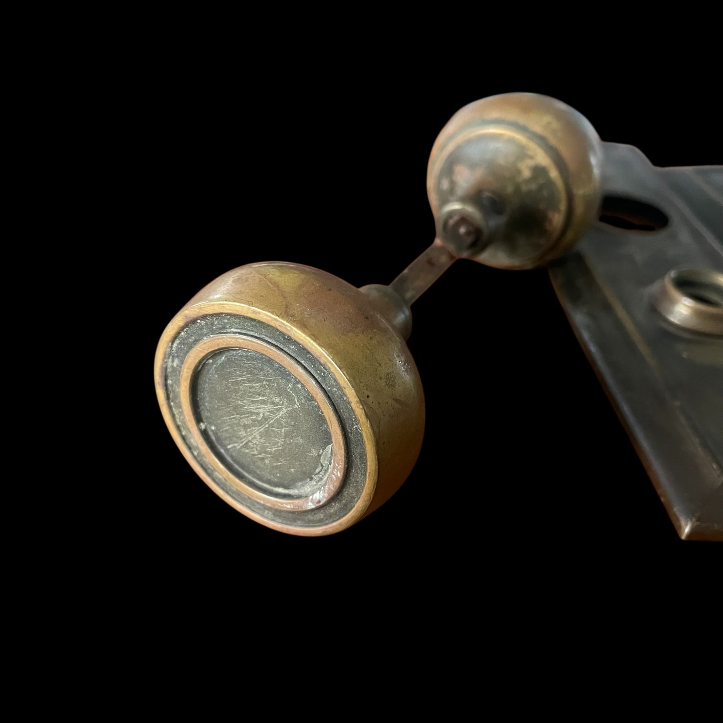 Antique Corbin Brass Exterior Door Hardware Set