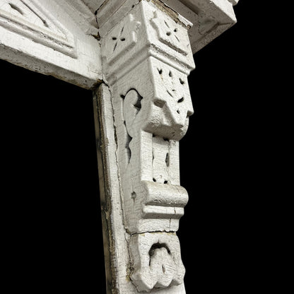 Antique Window Surround and Pediment from 1858 Victorian House