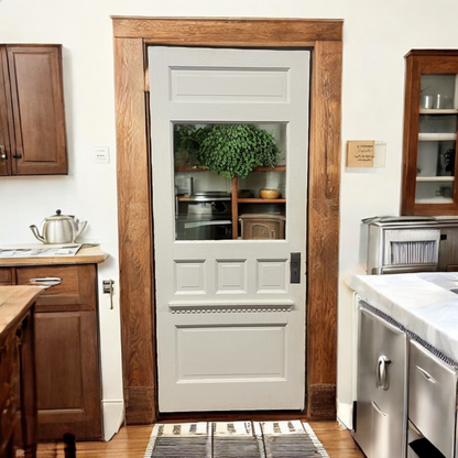 Antique Door With Glass