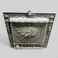 Antique Victorian Cast Iron Fireplace Insert With Summer Cover