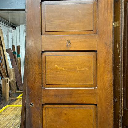 Tall Antique Oak 5 Panel Interior Door
