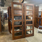 Antique Oak French Doors with Original Wavy Glass