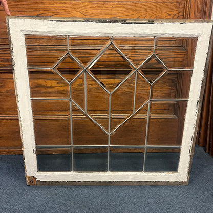 Antique Beveled Glass Leaded Window