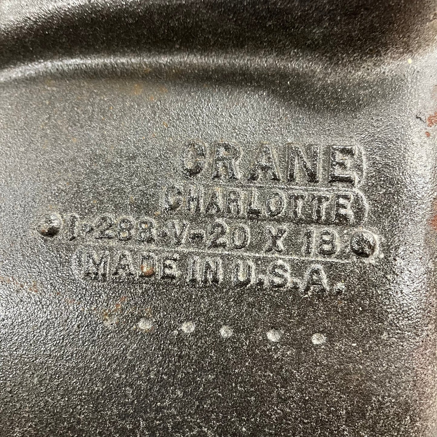 New Old Stock Mid-Century Crane Blue/Green Cast Iron Sink