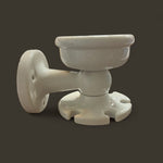 Load image into Gallery viewer, Antique (c. 1920s) Porcelain Cup and Toothbrush Holder - Wall Mount

