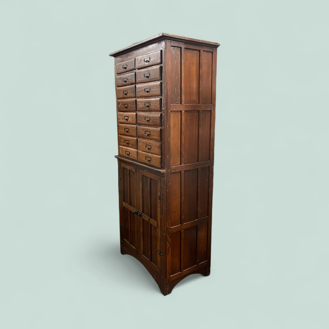 Antique (early 1900s) Cabinet with Drawers and Filing Slots