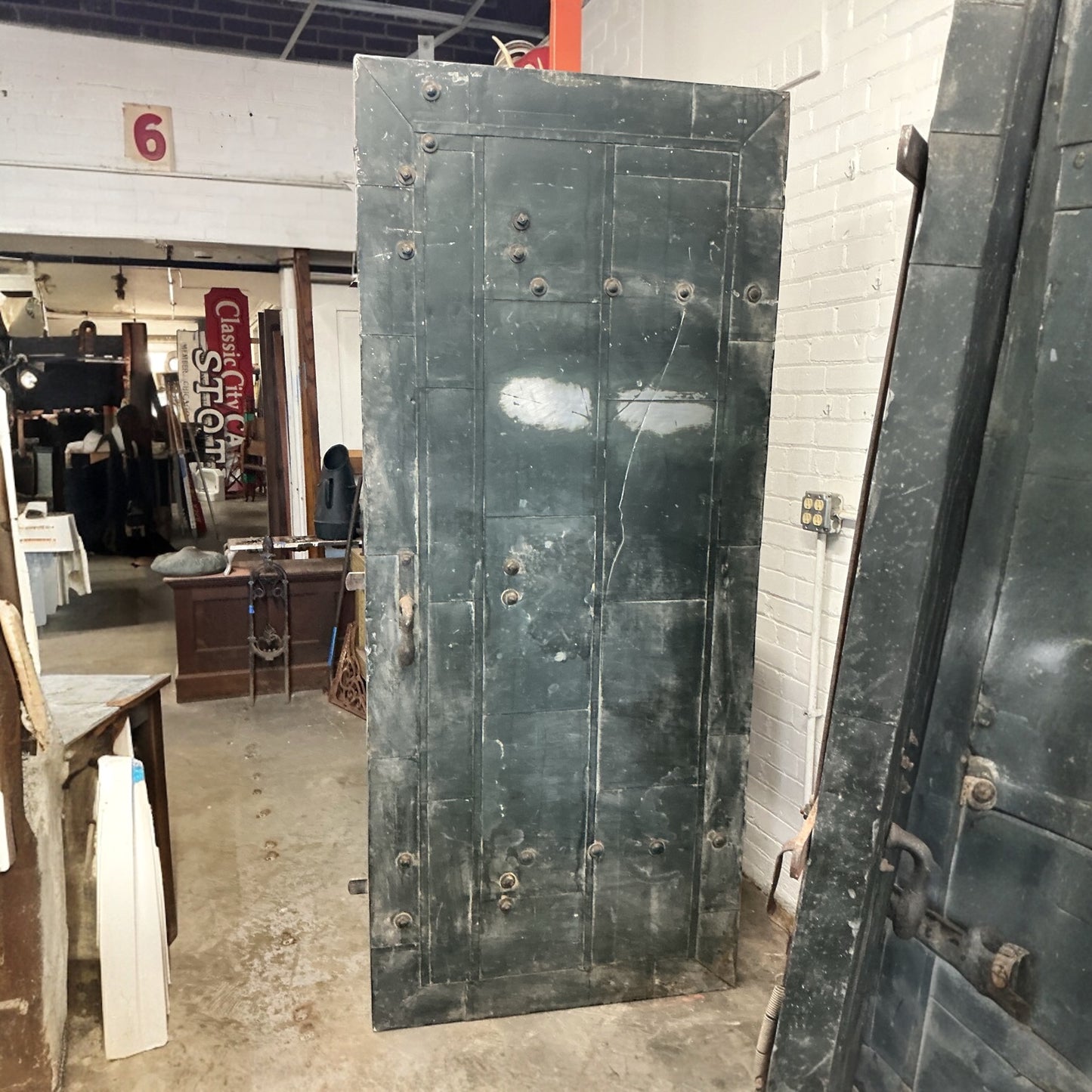 Antique Steel Wrapped Door
