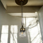 Antique Victorian Pendant Light - Rewired