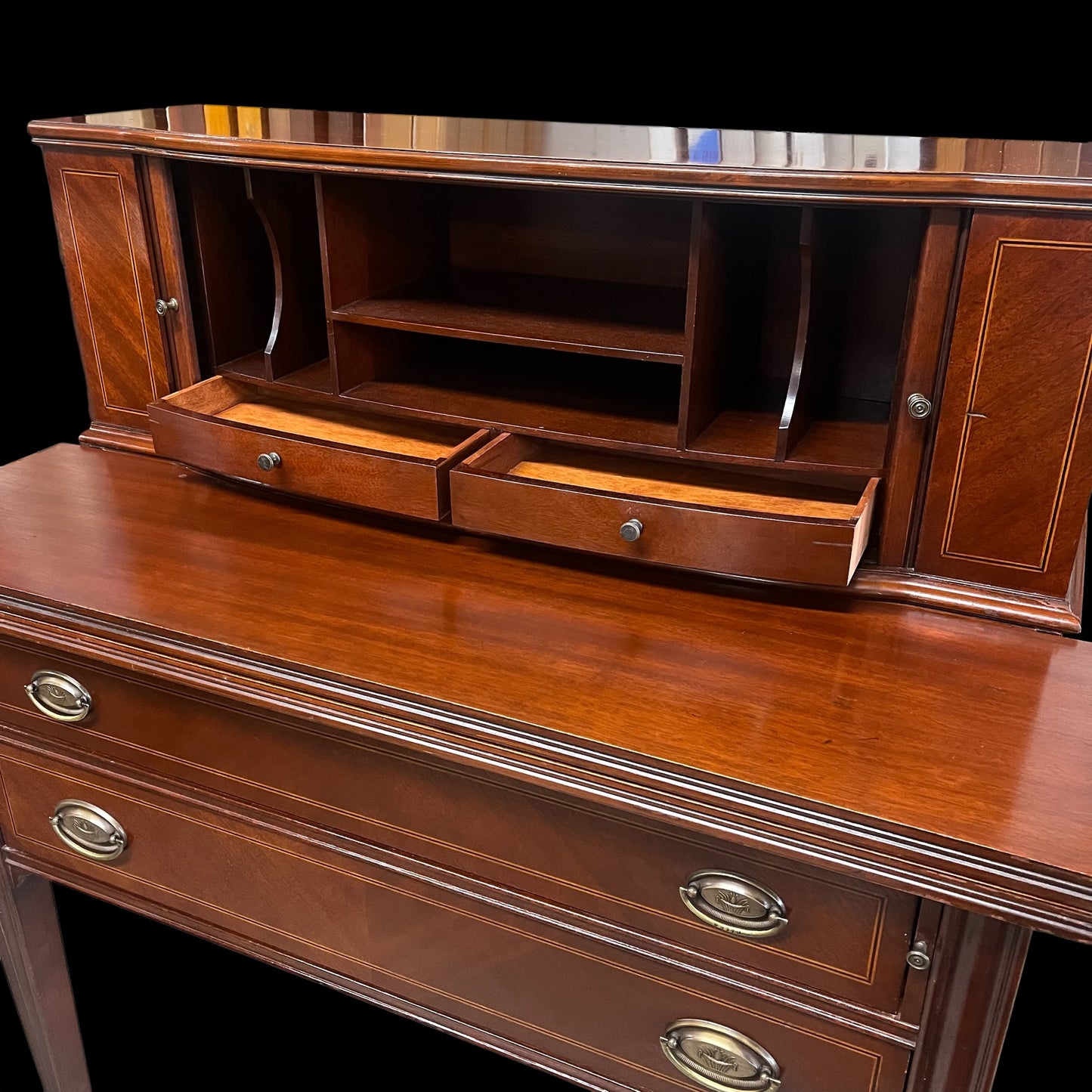 Antique Secretary Desk Made By The Wabash Co. (EST. 1883)