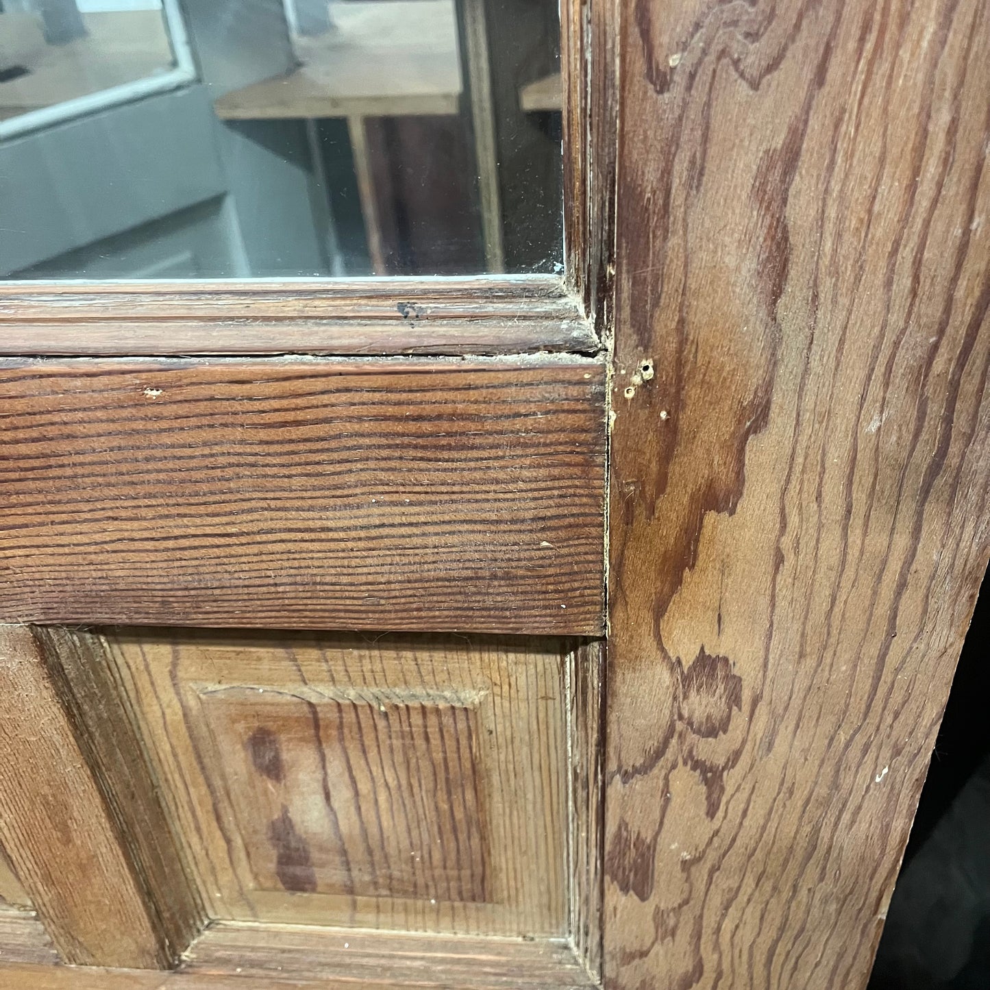 Antique Door With Glass