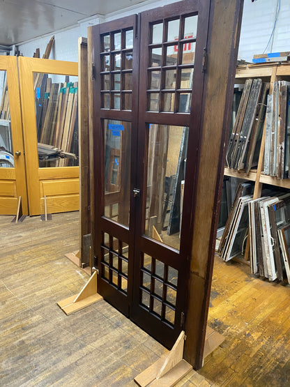 Antique Oak Built-In Cabinet/Pantry Doors