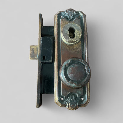 Antique Corbin Brass Exterior / Commercial Door Hardware Set