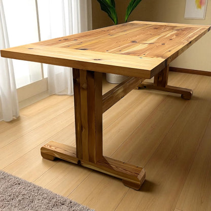 Custom Made Table Made From Reclaimed Antique Pine Table