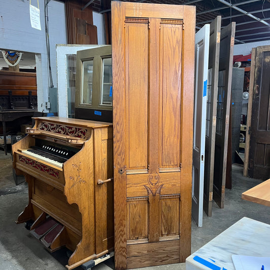 Solid Oak Antique Victorian Door