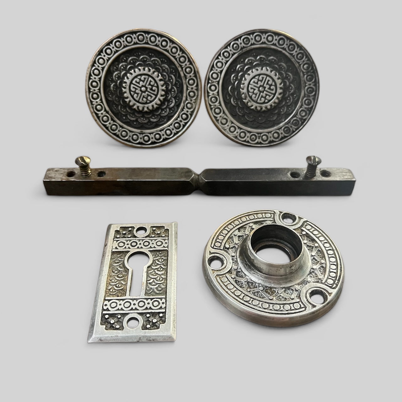 Antique Entry Door Set Manufactured by Corbin c. 1885