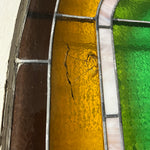 Load image into Gallery viewer, Large Antique Arched Stained Glass Window
