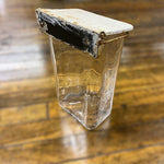 Load image into Gallery viewer, Antique Glass Mailbox With Mounting Bracket and Lid
