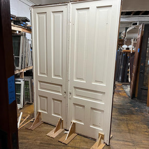 Antique Five Panel Pocket Doors