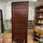 Load image into Gallery viewer, Antique Six Panel Swing Door with Frame
