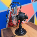 Load image into Gallery viewer, Vintage GE Desk Fan - Rewired With New Braided Cloth Wire/Vintage Style Plug

